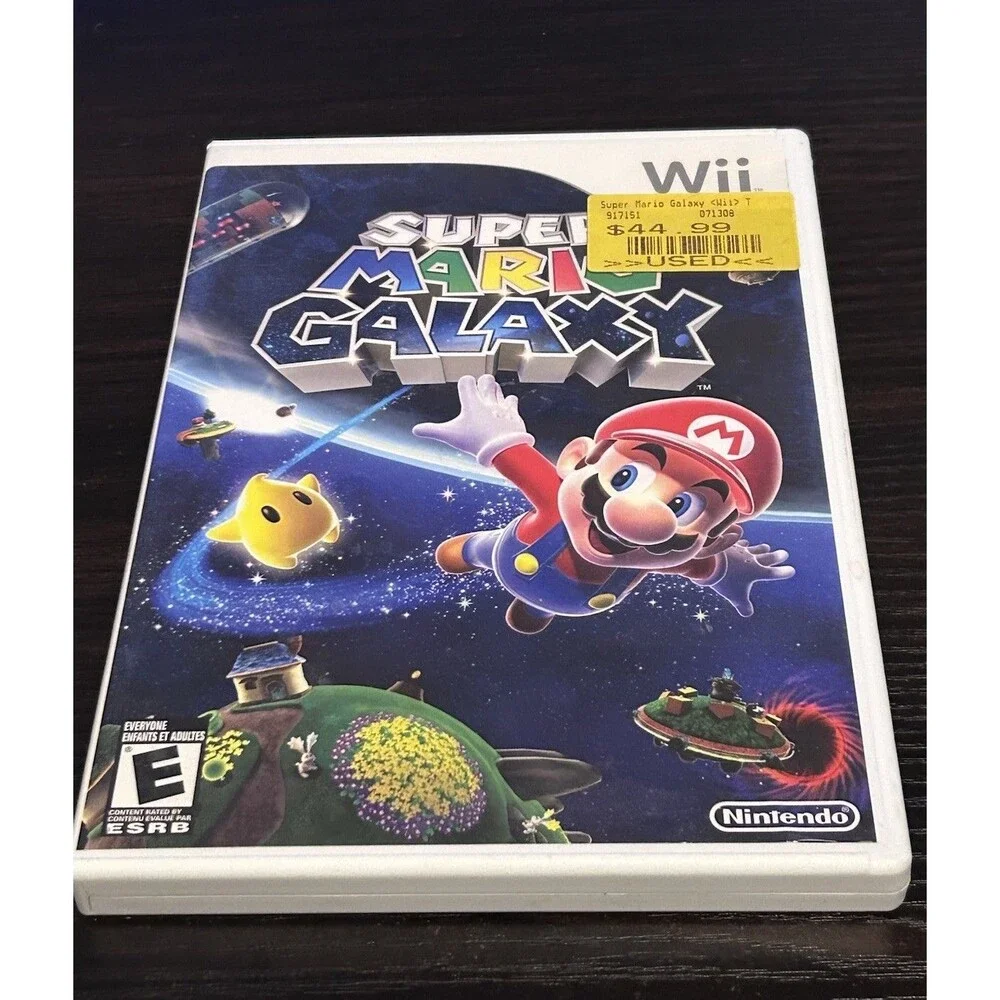 Super Mario Galaxy Nintendo Wii Original Case Only NO GAME NO MANUAL 2007